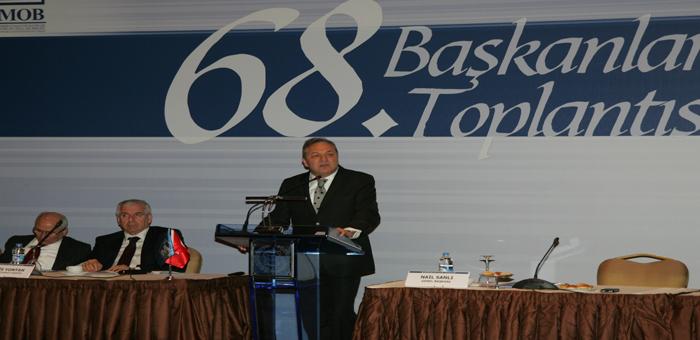 68. Başkanlar Kurulu Toplantısı 26 Kasım 2012 tarihinde Ankara'da yapıldı.